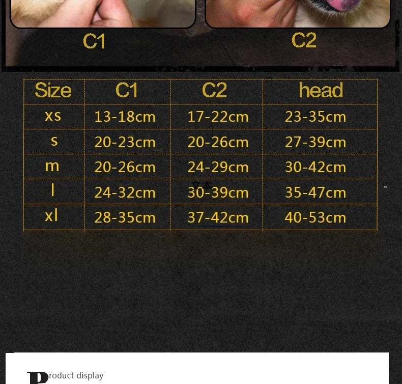 Adjustable Breathable Leather Dog Muzzle