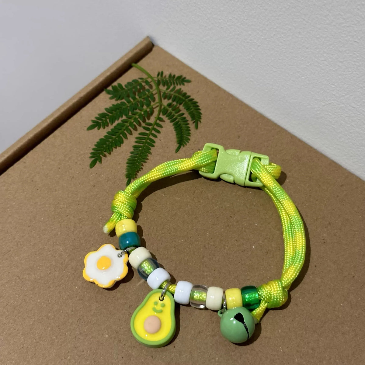 Adjustable Braided Cat Collar with Bell