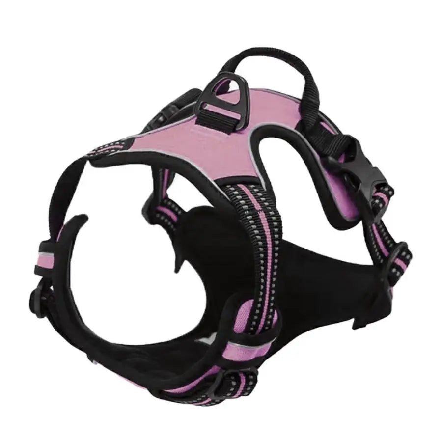 No-Pull Dog Harness with Front Clip & Handle | Heavy Duty Reflective Vest for Easy Walking
