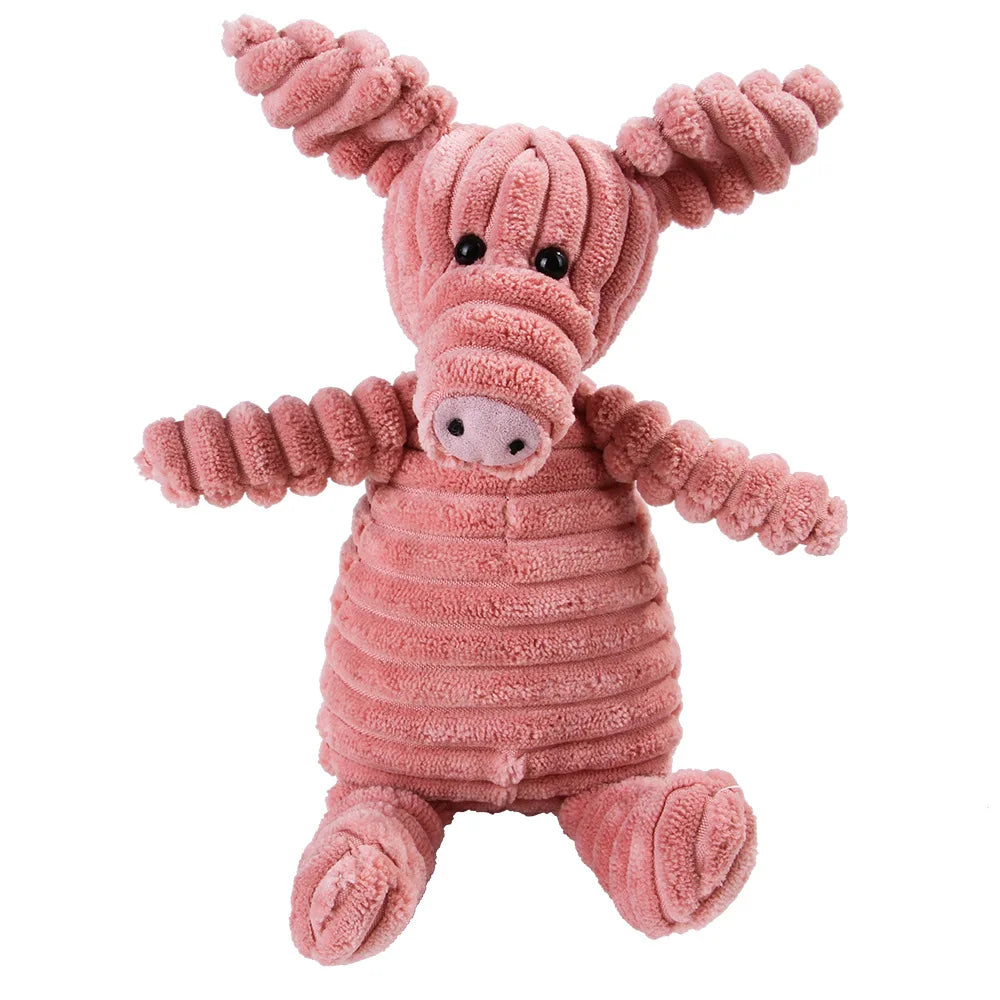 Corduroy Plush Squeaky Toy for Dogs