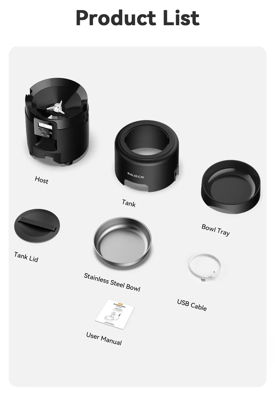 2L Automatic Pet Feeder & Kibble Dispenser — Button Version