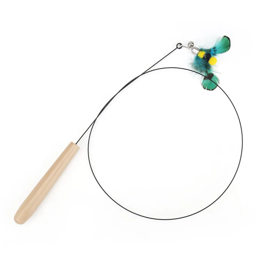 Cat Teaser Wand Replacement Heads – 6 Pack