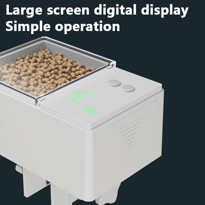 Adjustable Automatic Fish Feeder – Quantitative Aquarium Feeder for Goldfish & Indoor Tanks
