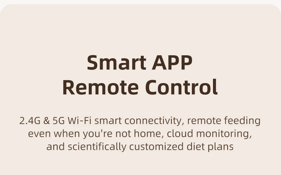 Smart Automatic Pet Feeder with 1080P HD Camera & Wi-Fi Control