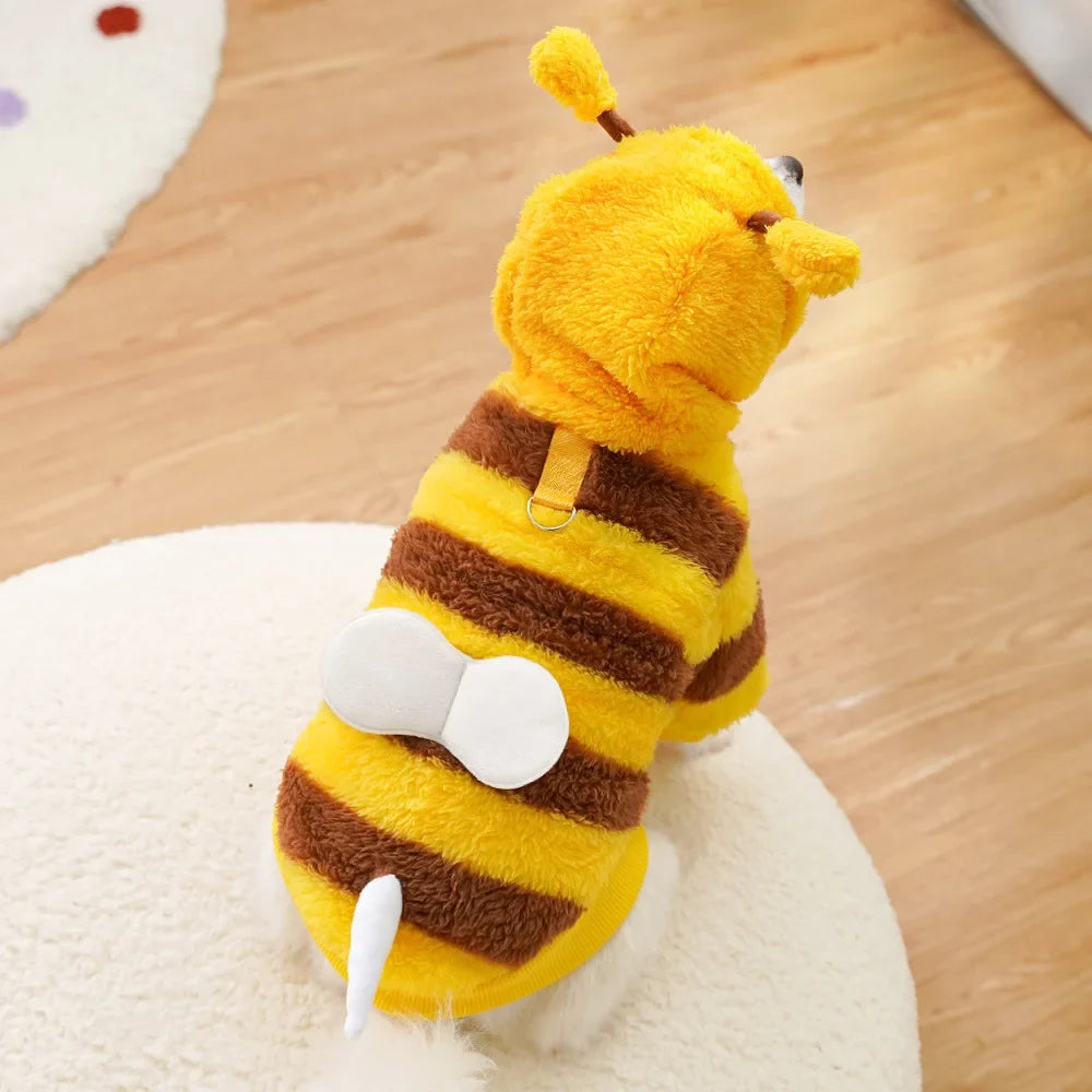 Bee Cosplay Hoodie & Warm Jacket for Small & Medium Dogs