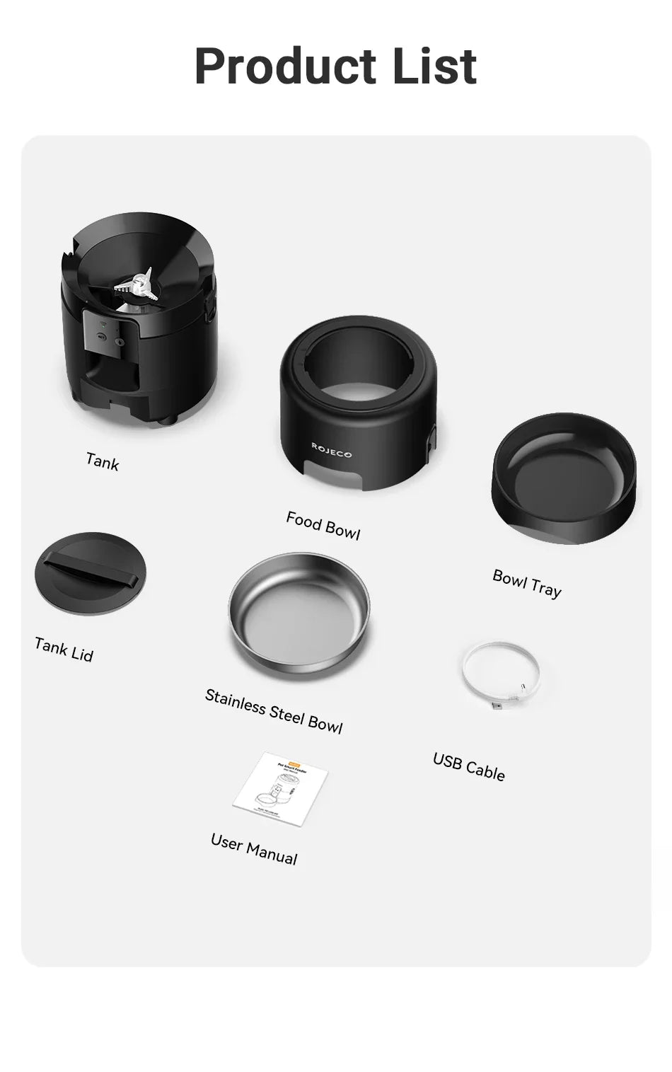 2L Smart Automatic Pet Feeder with Wi-Fi App Control