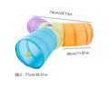 Y-Shaped Rainbow Cat Tunnel — 3-Way Interactive Play Tube