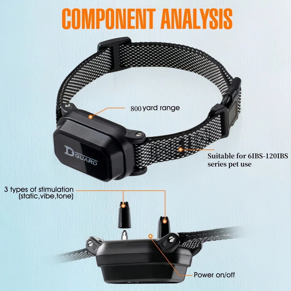 Digital Remote Dog Training Collar — 800m Range, LCD Display & Waterproof