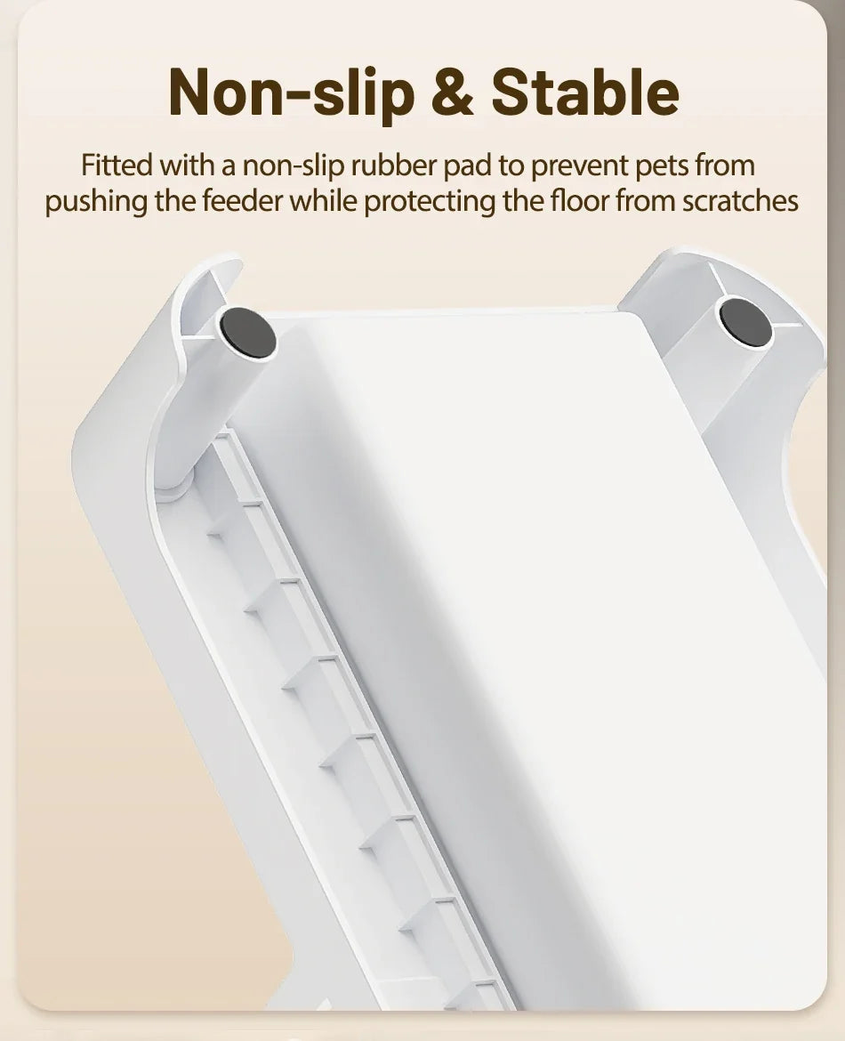 Adjustable Elevated Pet Feeder Bracket — Single & Double Bowl for Cats & Dogs