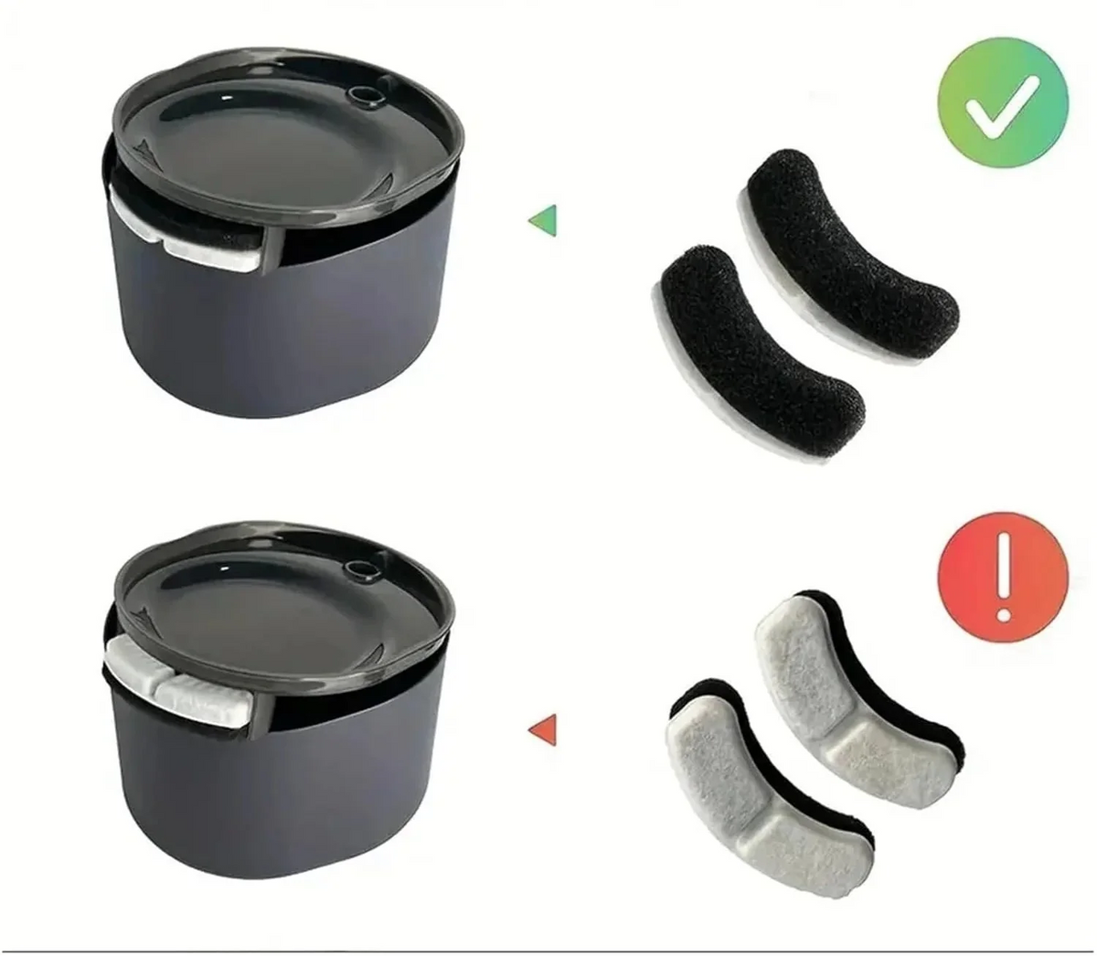 Pet Water Fountain Replacement Filters