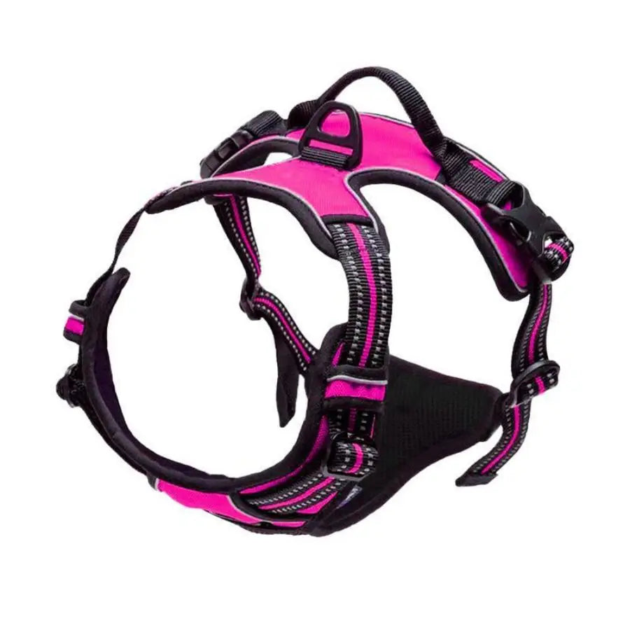 No-Pull Dog Harness with Front Clip & Handle | Heavy Duty Reflective Vest for Easy Walking