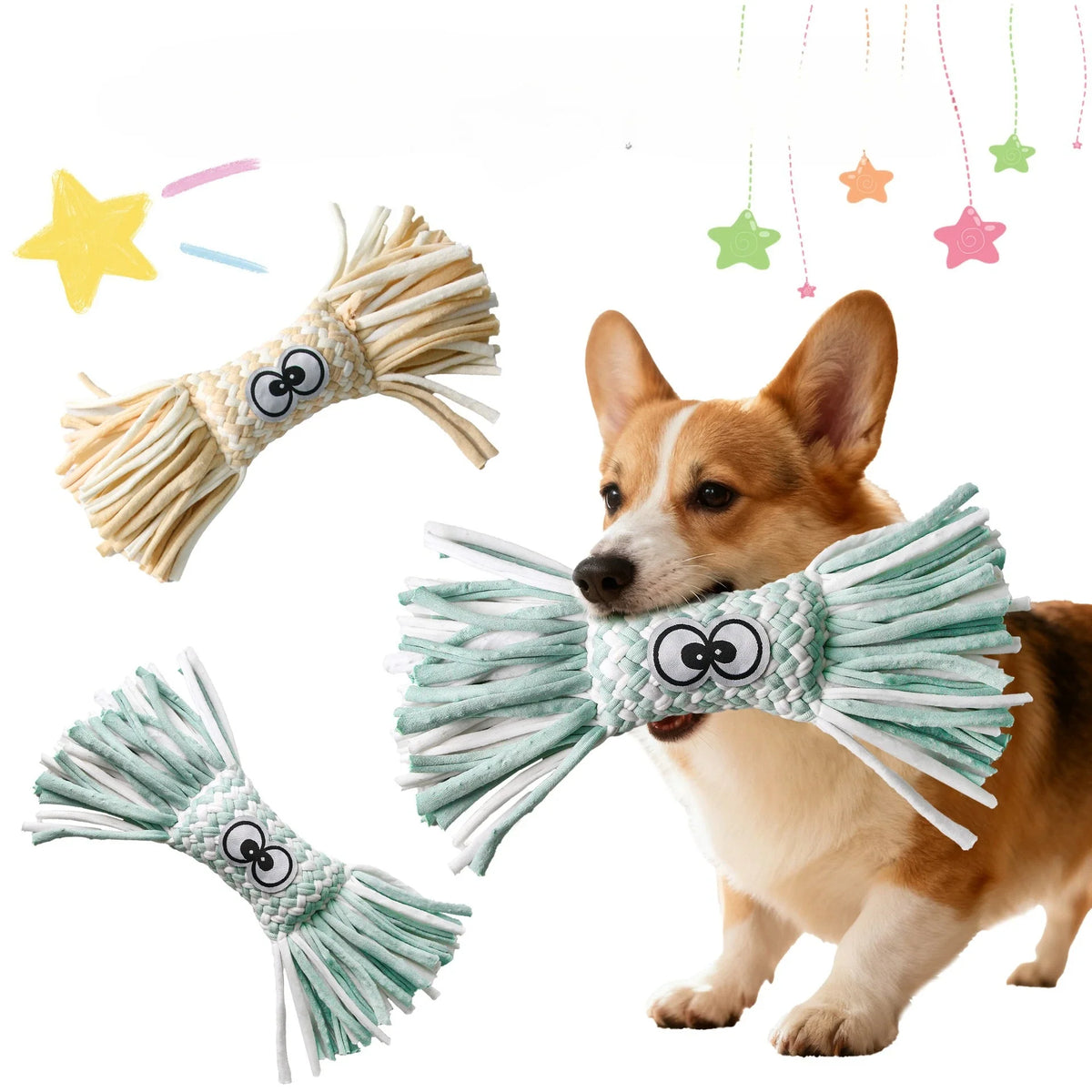 Squeaky Plush Dog Chew Toy for Large Dogs