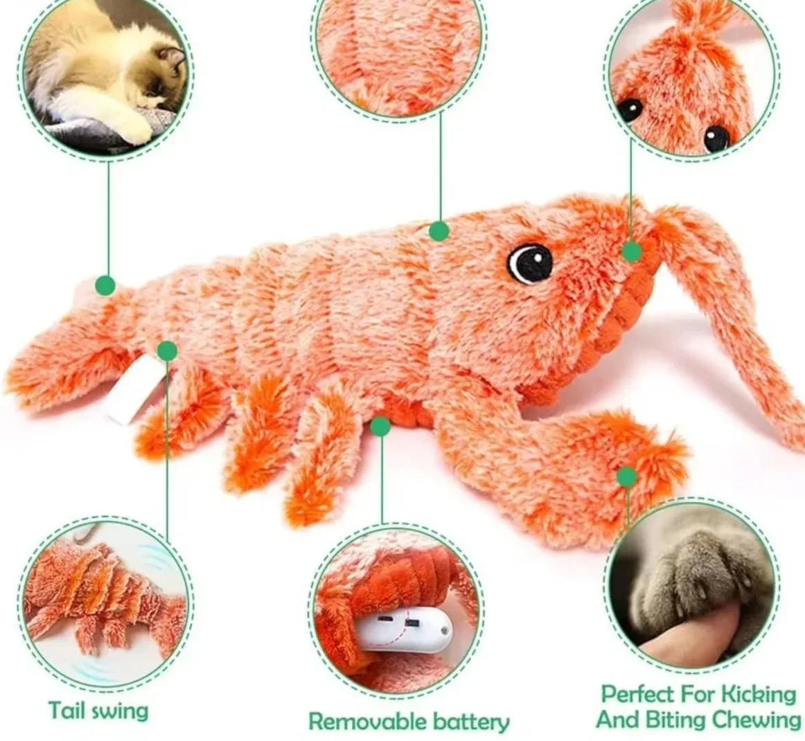 Interactive Electric Jumping Cat Toy with Catnip