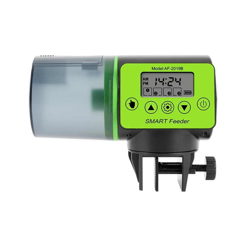 Automatic Fish Feeder - Digital Timer for Aquarium & Turtle Tank