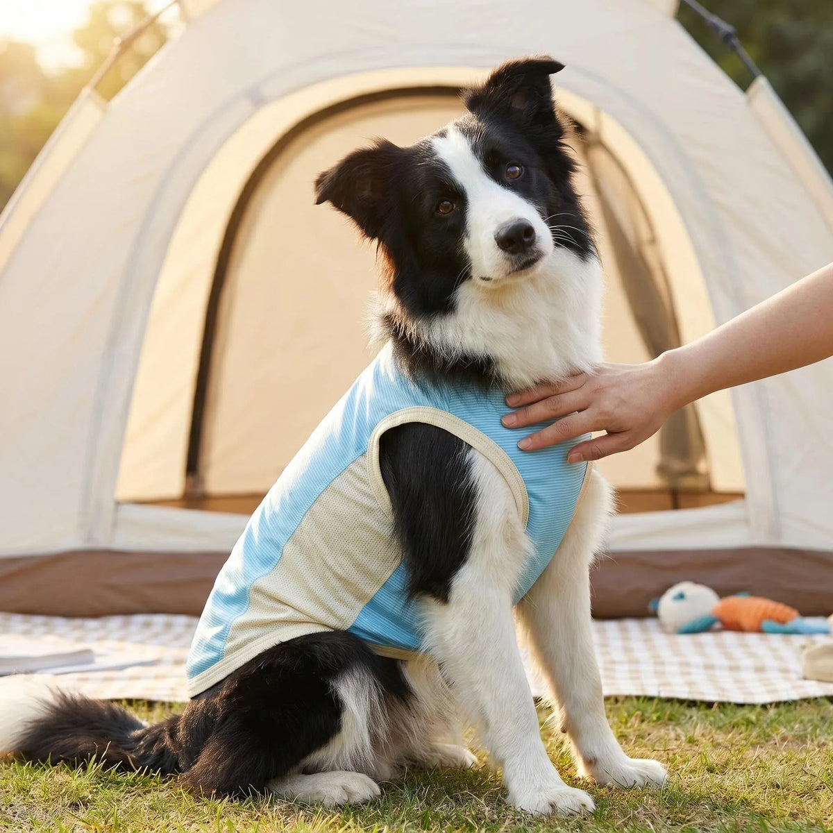 Ice Silk Cooling Vest with Sun Protection for Dogs & Cats
