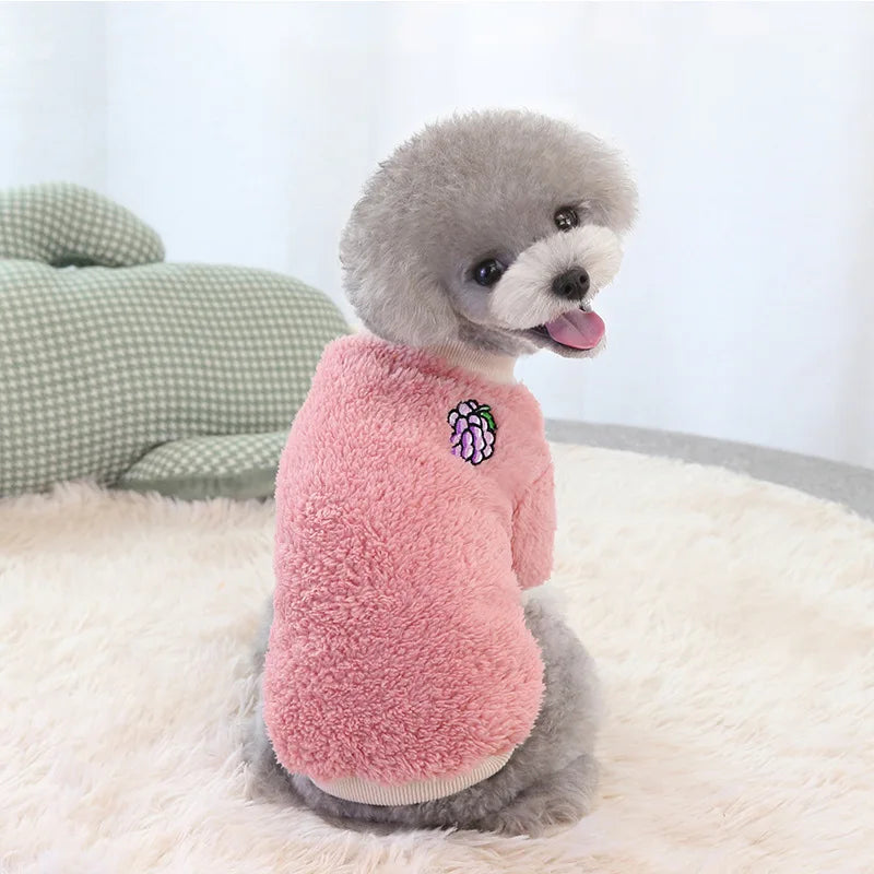 Plush Warm Vest Sweater for Small & Medium Dogs & Cats
