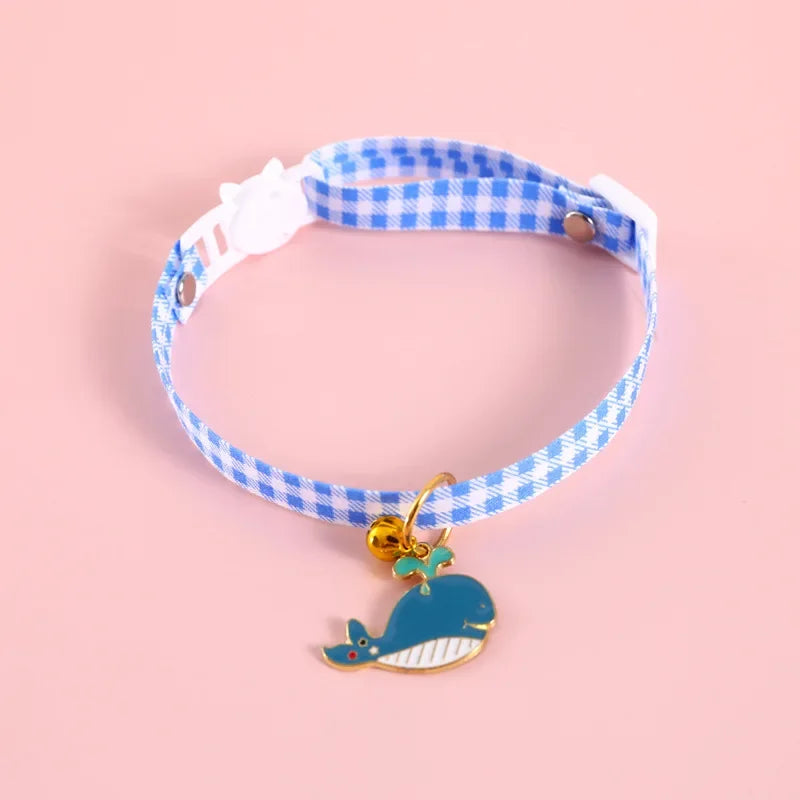 Fruity Avocado Pendant Collar with Bell for Small Dogs and Cats