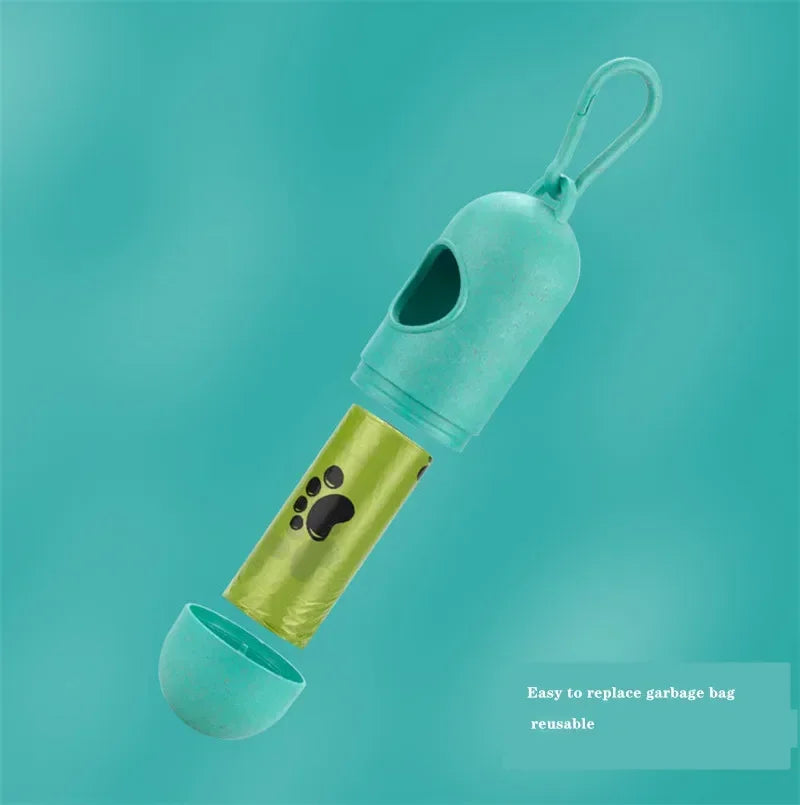 Dog Poop Bag Dispenser with Waste Bags - Convenient Holder for Dog Walks