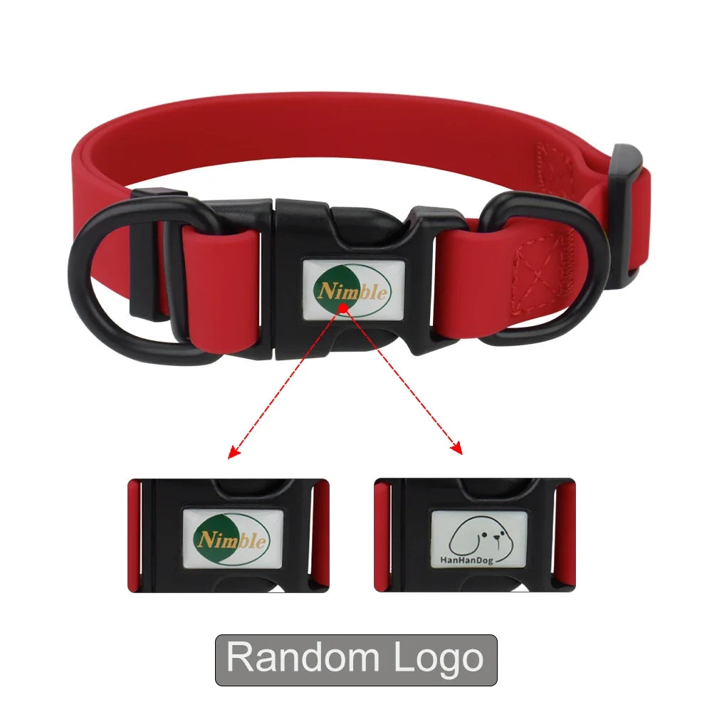Waterproof Adjustable Pet Collar for Dogs & Cats