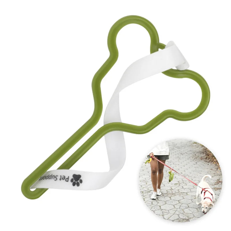 Hands-Free Dog Poop Bag Dispenser with Clip