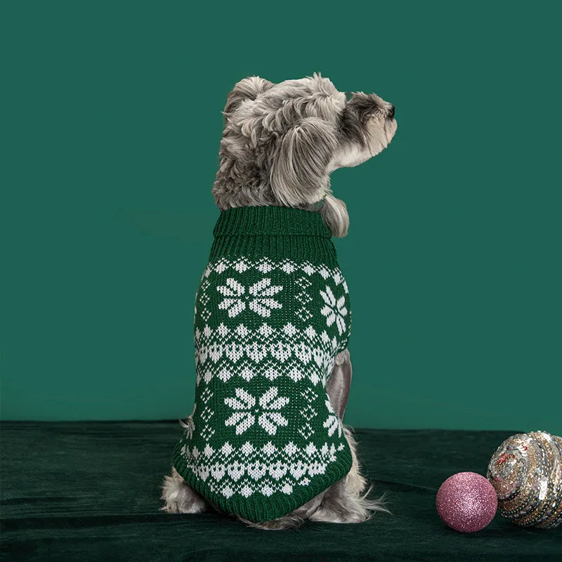 Christmas Pet Sweater, Hoodie & Scarf — Festive Warm Clothes for Dogs & Cats