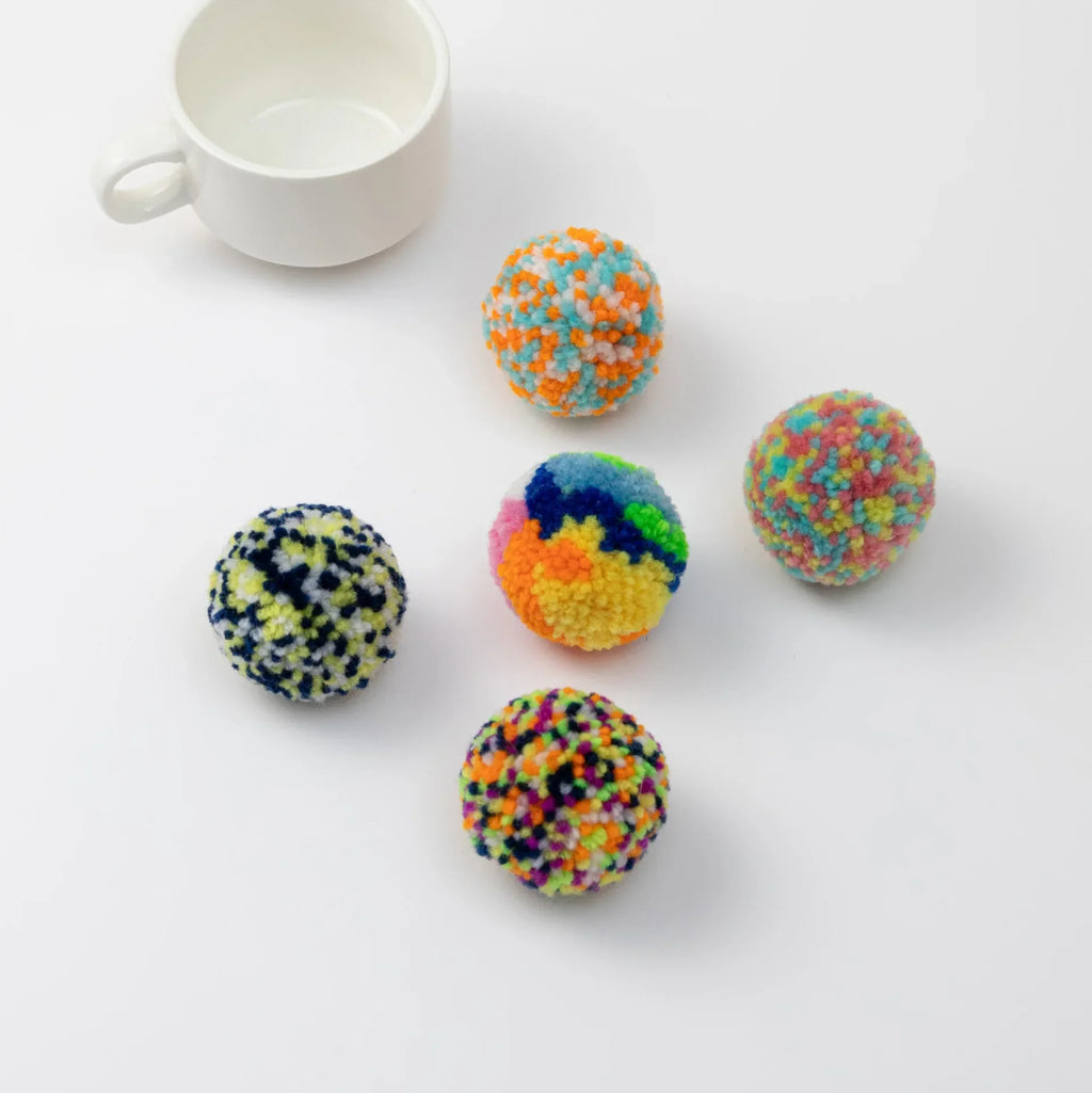 Cartoon Yarn Ball Cat Toy