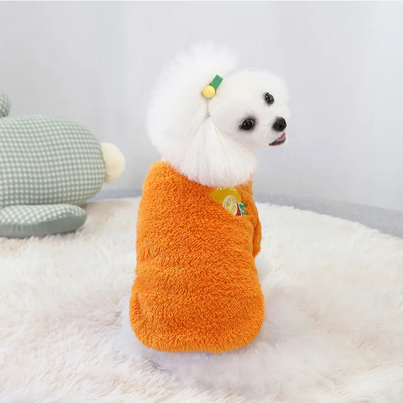 Plush Warm Vest Sweater for Small & Medium Dogs & Cats