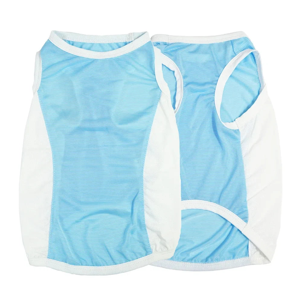 Ice Silk Cooling Vest with Sun Protection for Dogs & Cats