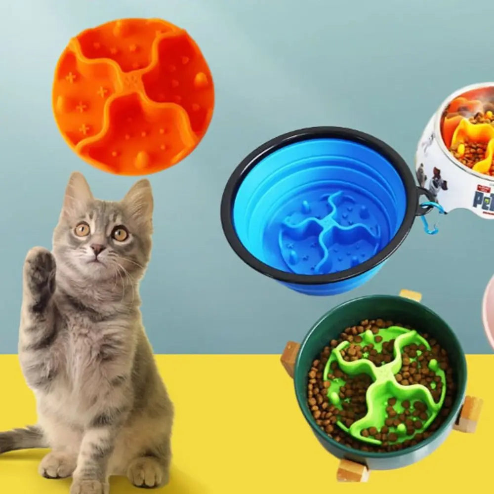Silicone Slow Feeder Bowl Insert with Suction Cups