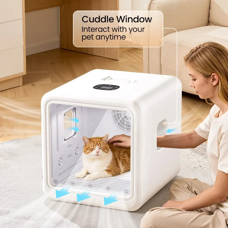 70L Smart Pet Dryer Box with 360° Drying & Auto Temperature Control