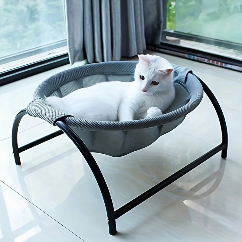 Free-Standing Cat Hammock Bed — Indoor & Outdoor Use