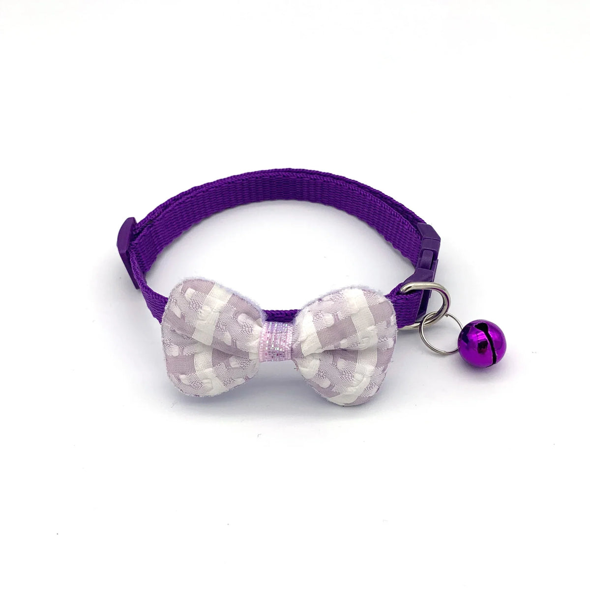 Cute Bow Cat Collar with Safety Bell