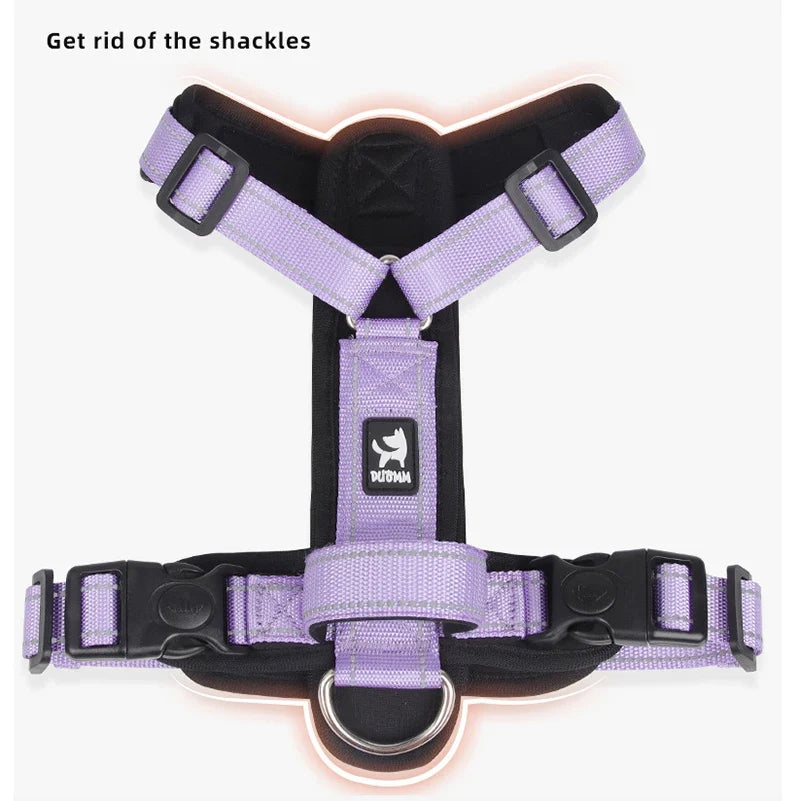 No-Pull Padded Vest Harness with Reflective Straps for Small & Medium Dogs