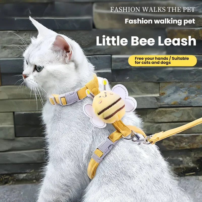 Escape-Proof Soft Mesh Cat Harness & Leash Set | Adjustable Padded Vest for Kittens, Small, Medium & Large Cats