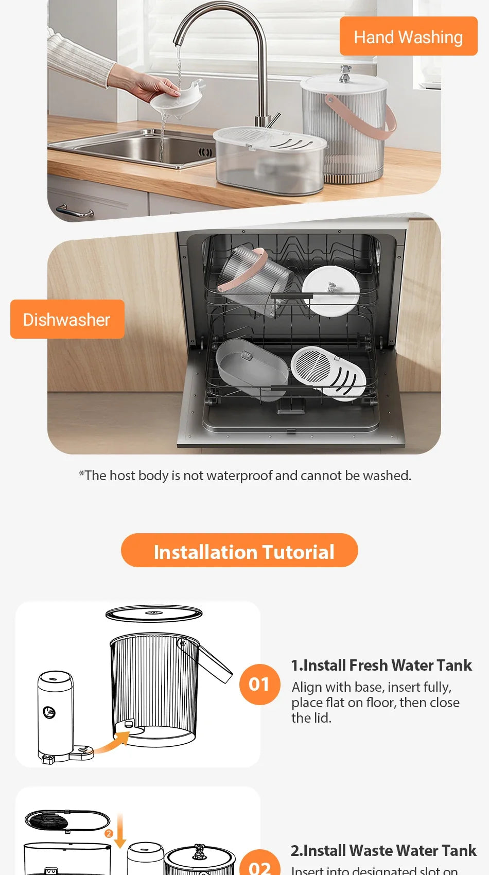 Wireless Smart Cat Water Fountain — 3L Tilting Dispenser with 2600mAh Battery & No-Filter Design