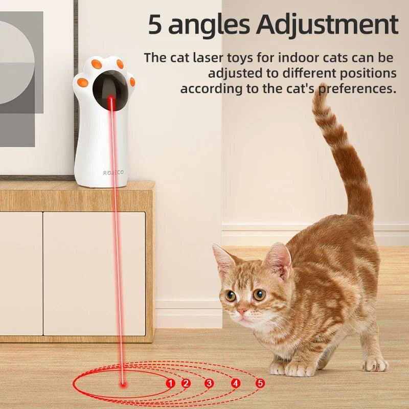 Automatic Interactive Cat Laser Toy - Motion Activated LED Pet Entertainment System