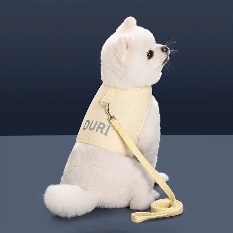 Adjustable Escape-Proof Vest Harness & Lead Set for Small Dogs & Cats