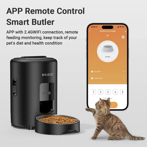 2L Smart Automatic Pet Feeder with Wi-Fi App Control