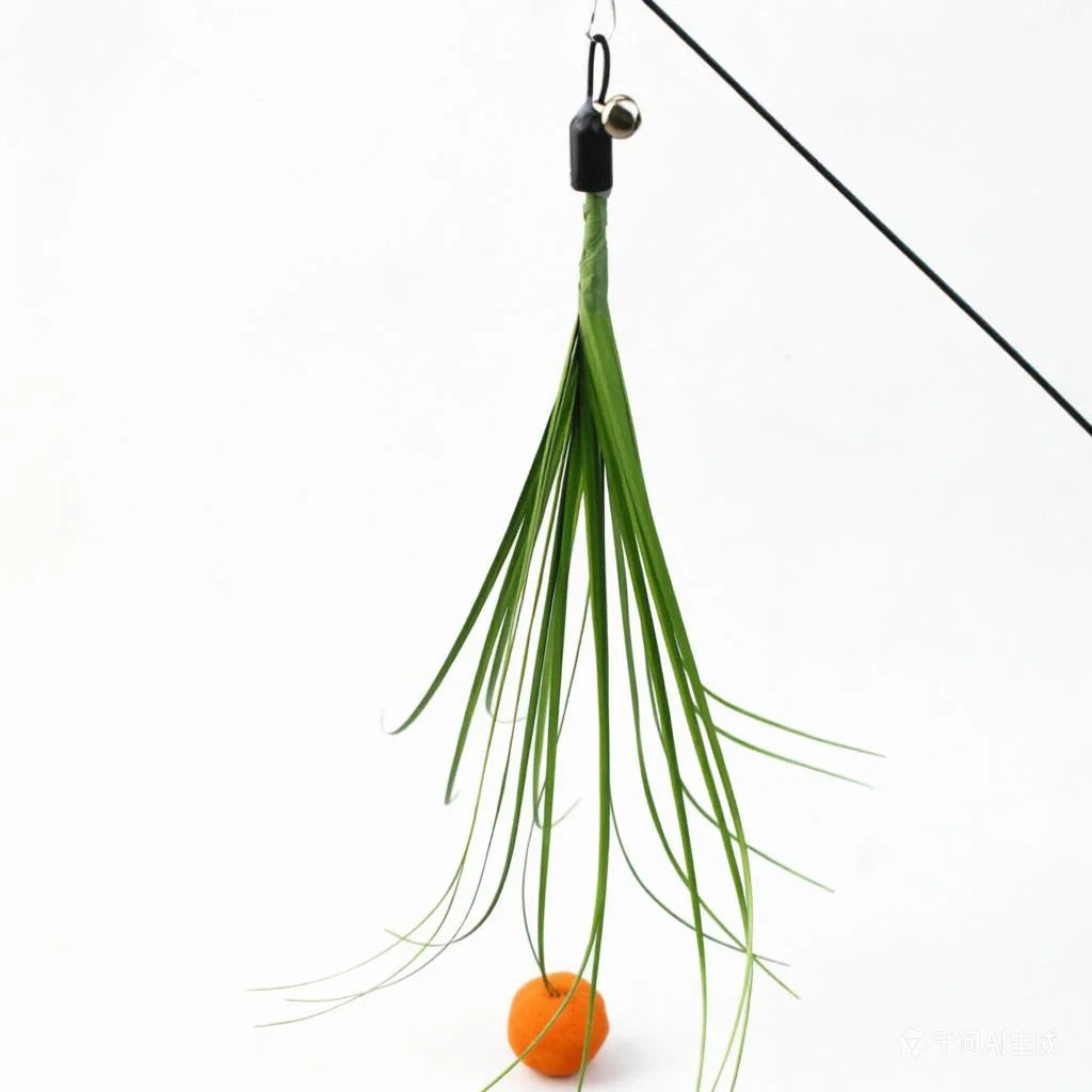 Grass Tassel Cat Wand Toy – Replacement Head