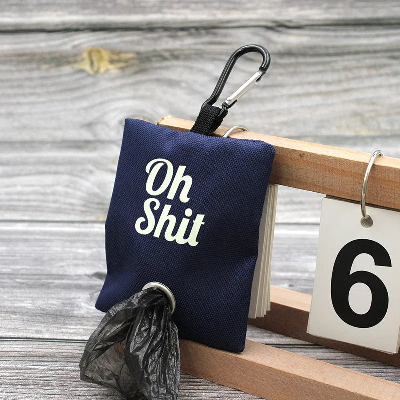 Canvas Dog Poop Bag Dispenser