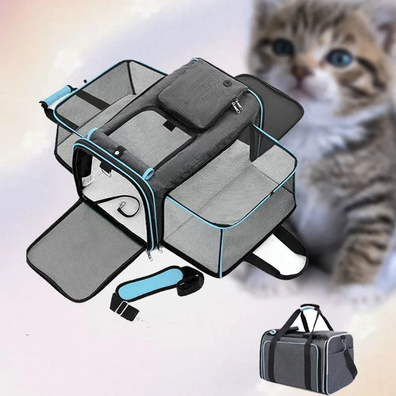 Foldable Large Capacity Pet Carrier Bag