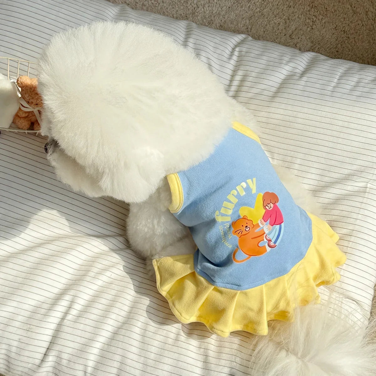 2-in-1 Cooling Slip Dress & Vest for Small Dogs & Cats | Breathable Summer Princess Skirt for Chihuahuas & Puppies
