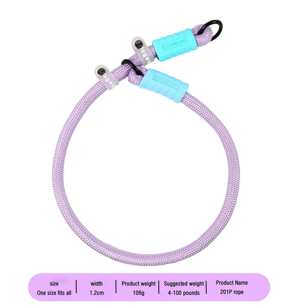 Anti-Slip Nylon Dog Lead — Lightweight & Wear-Resistant