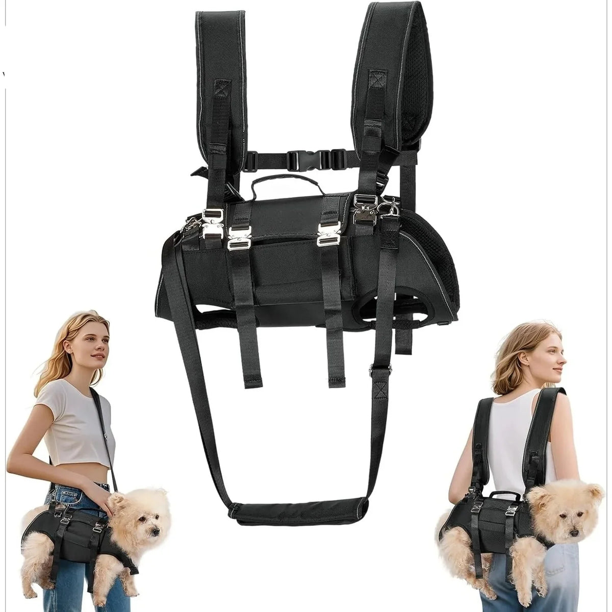 5-in-1 Dog Lift Harness & Sling Carrier with Spine Support