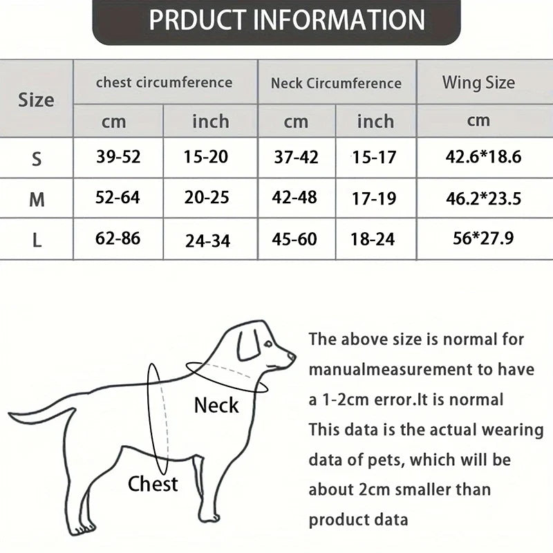 Halloween Bat Wings Costume for Dogs & Cats — Collar Lead & Cosplay Dress-Up Accessories