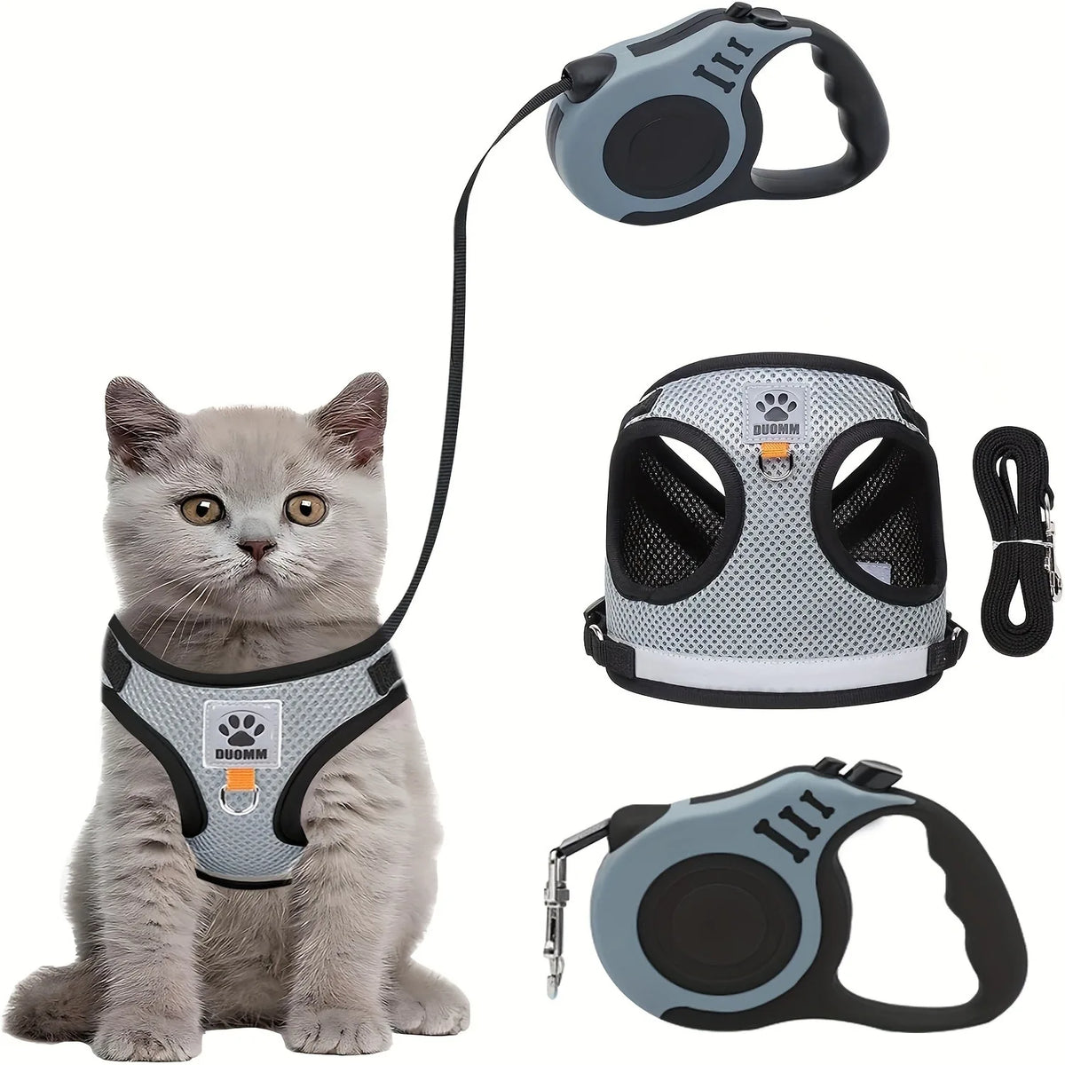 Cat Collar, Harness & Leash Set for Kittens
