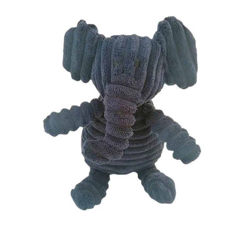 Donkey Shape Squeaky Plush Chew Toy for Dogs and Puppies