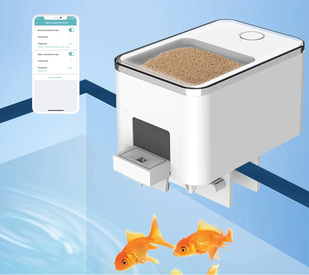 Automatic WiFi Fish Feeder with Smart Controls