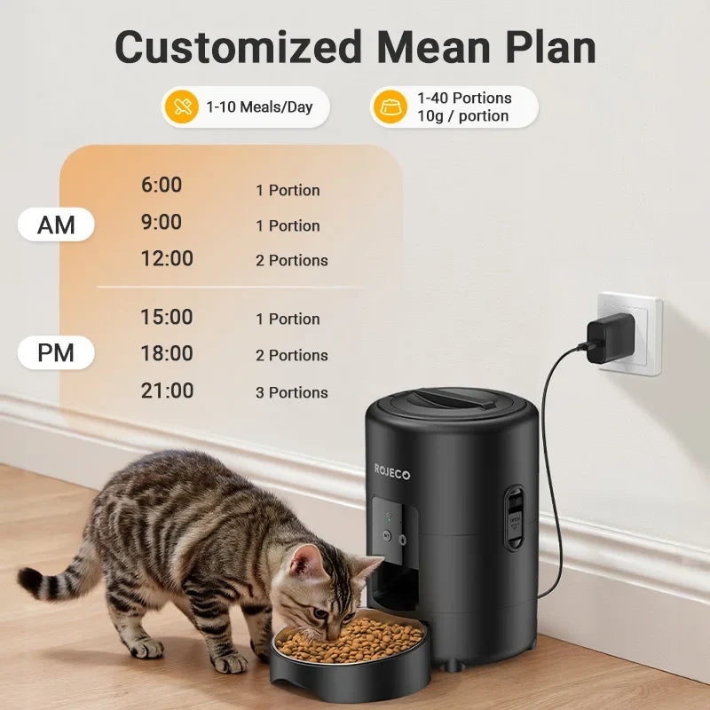 2L Smart Automatic Pet Feeder with Wi-Fi App Control