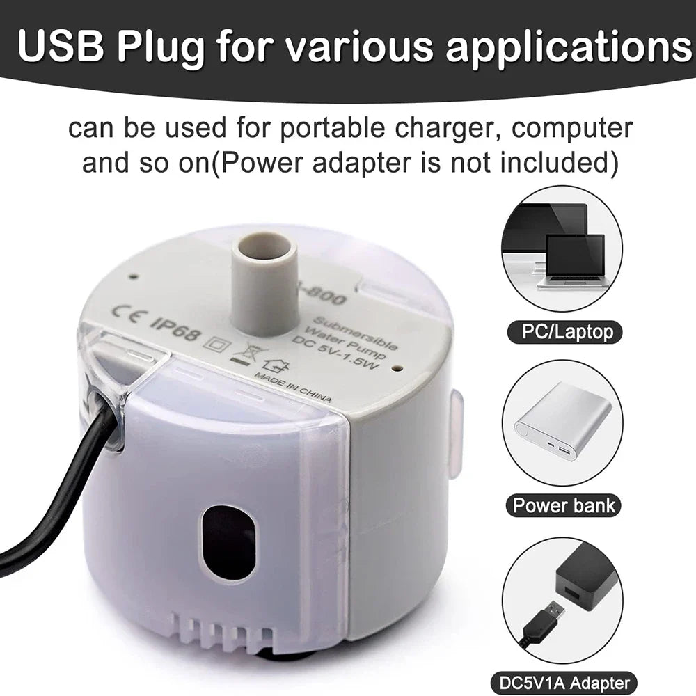 Replacement Pump for Pet Water Fountains – Compatible with Cat & Dog Water Dispensers